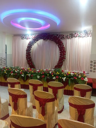 Floral Ring Arch Stage Mandap